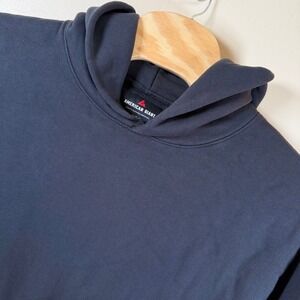 American Giant Unisex American Vintage Pullover Hoodie XL Washed Black Fleece